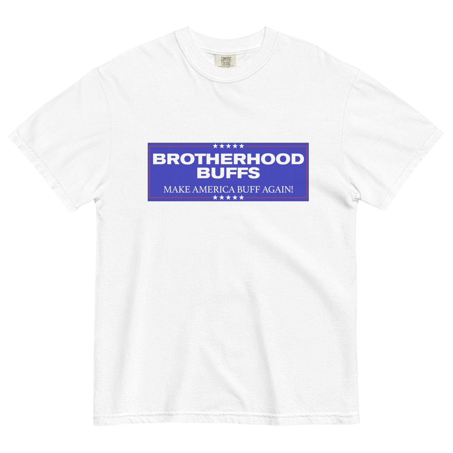 Make America Buff Again Box Tee - White