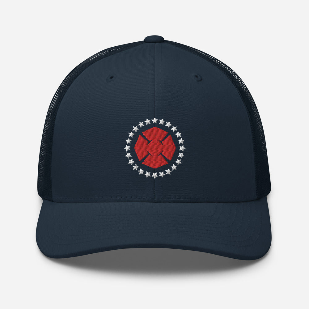 Maltese Stars Trucker Hat - Navy