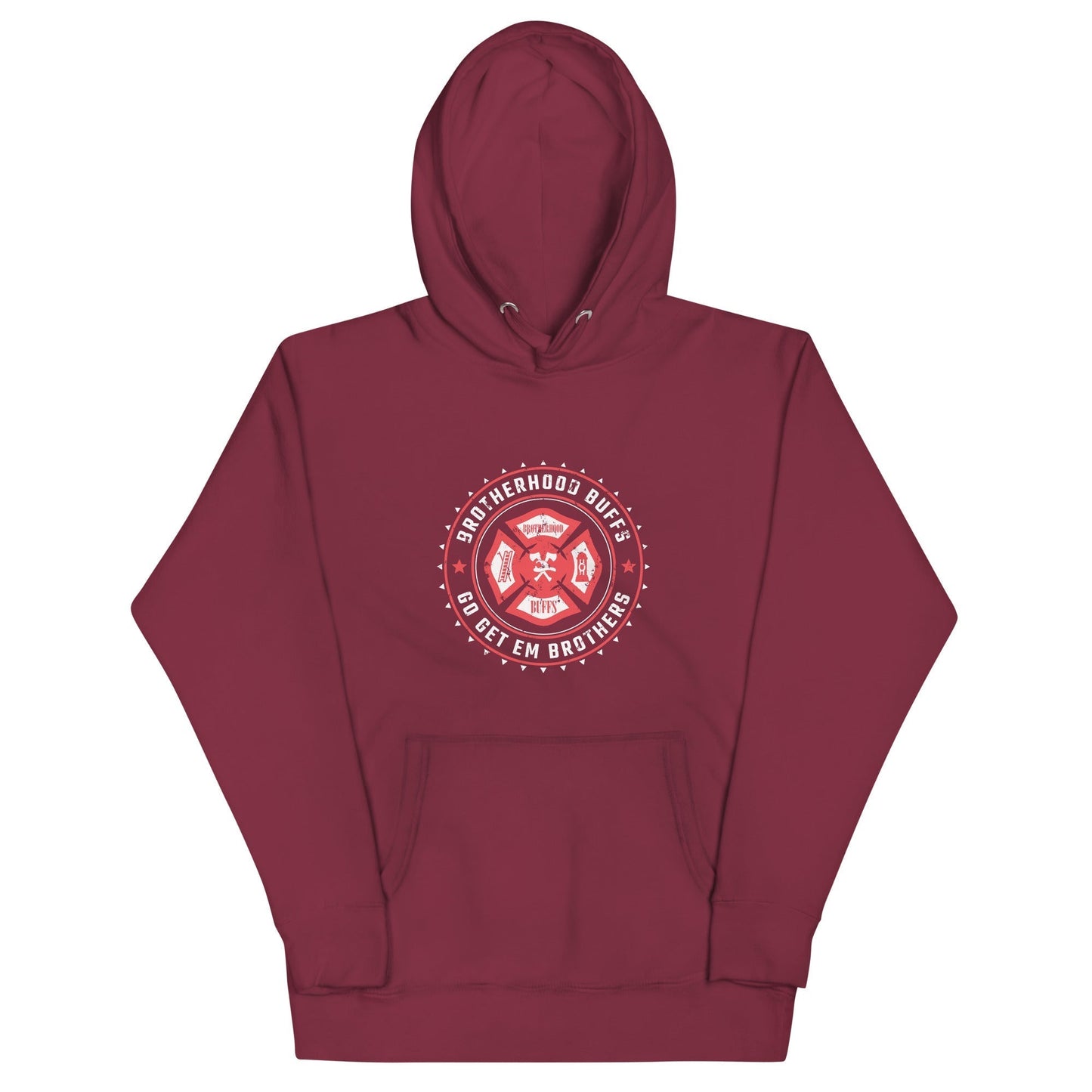 Brotherhood Buffs Emblem Hoodie - Maroon