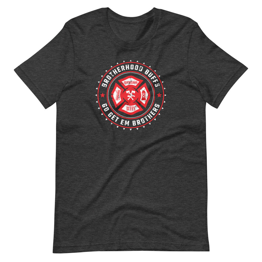 Brotherhood Buffs Emblem Unisex T-Shirt - Dark Grey