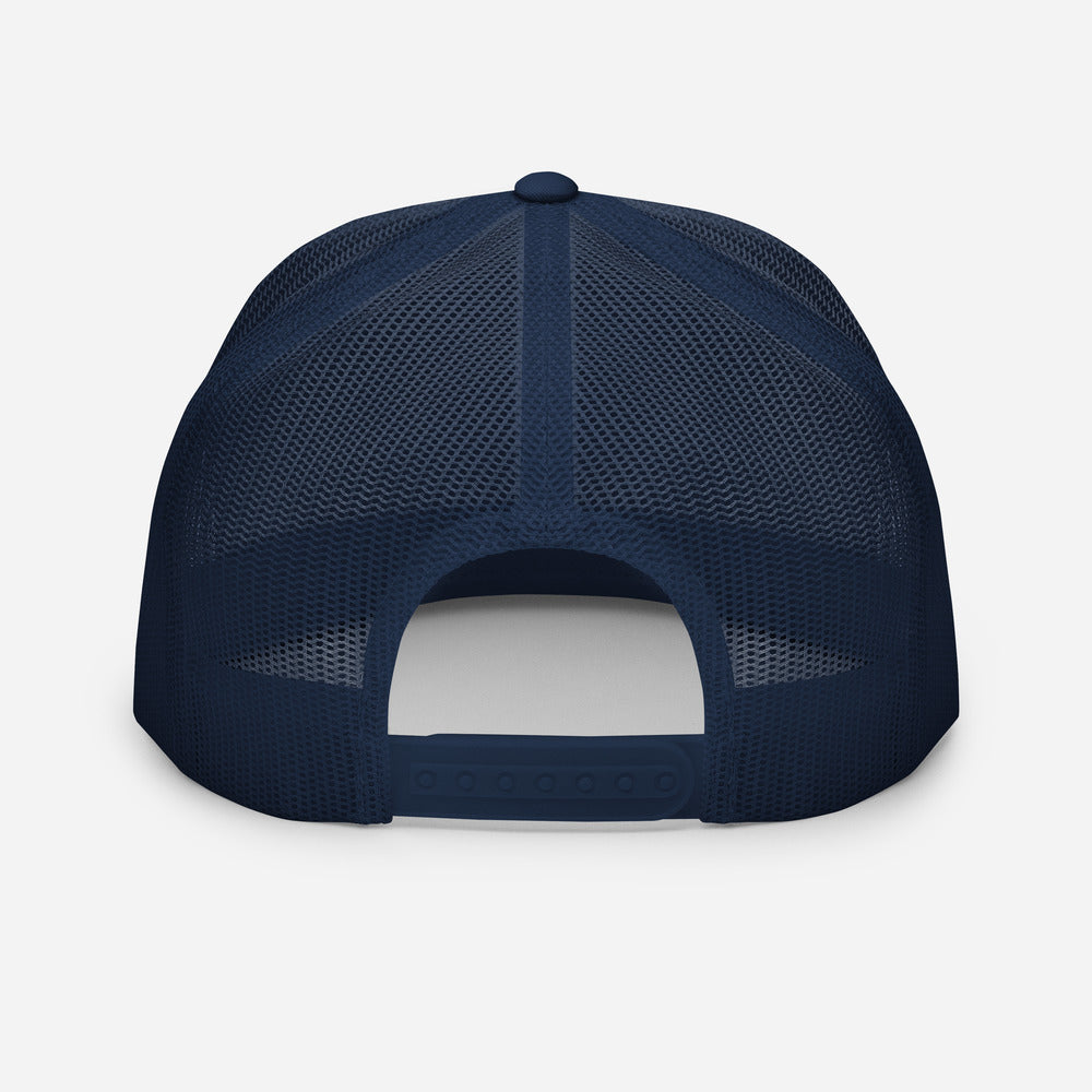Maltese Trucker Hat - Navy/White