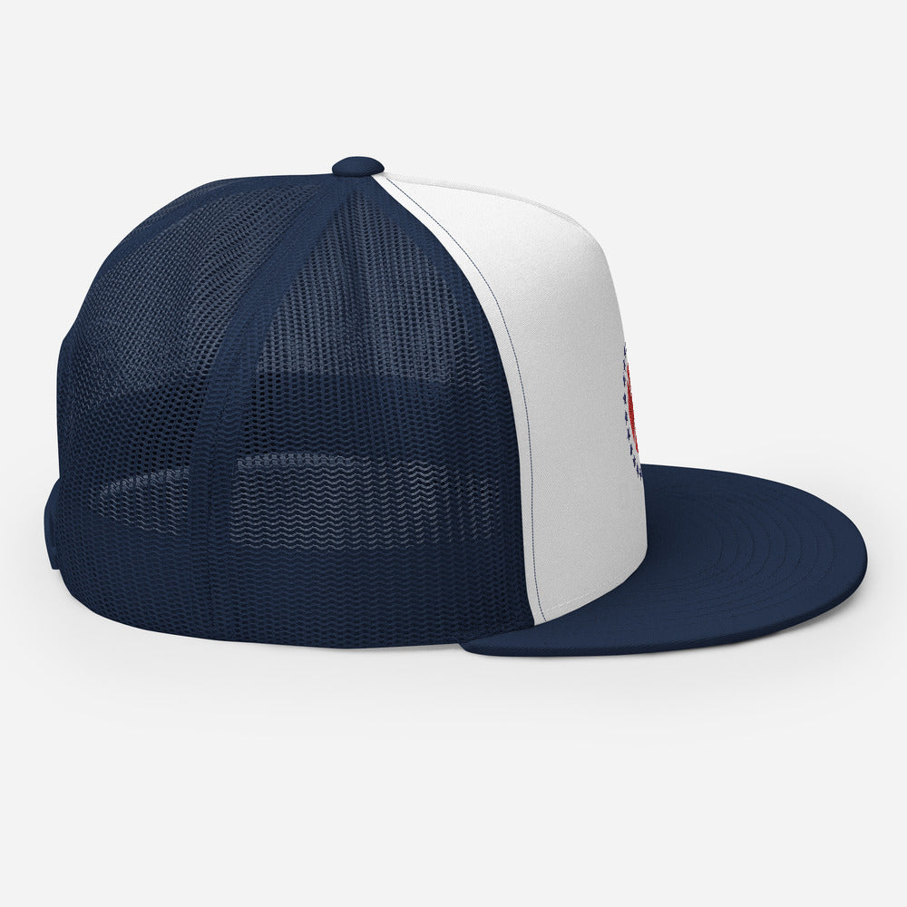 Maltese Trucker Hat - Navy/White