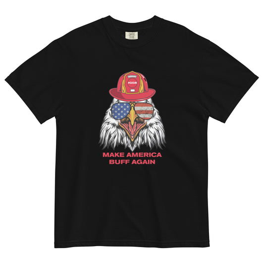 Make America Buff Again Eagle T-Shirt - Black