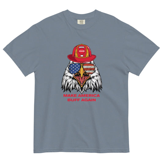 Make America Buff Again Eagle T-Shirt - Blue