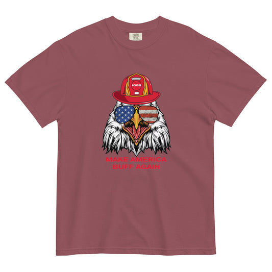 Make America Buff Again Eagle T-Shirt - Red