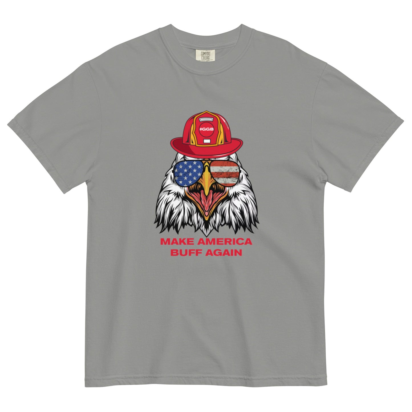 Make America Buff Again Eagle T-Shirt - Grey
