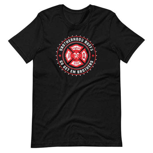 Brotherhood Buffs Emblem Unisex T-Shirt - Black