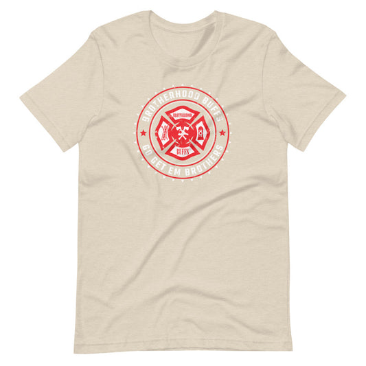 Brotherhood Buffs Emblem Unisex T-Shirt - Khaki