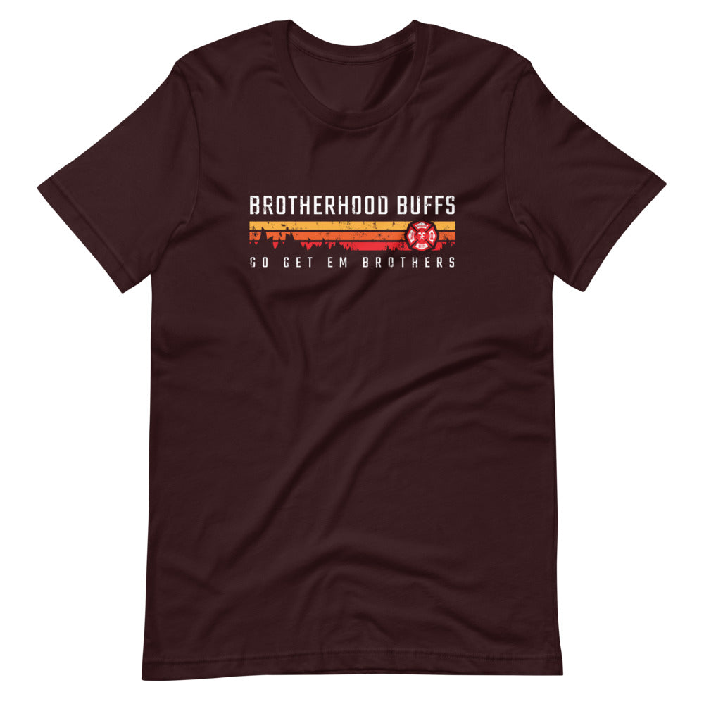 Burning City Brotherhood Buffs T-Shirt - Maroon